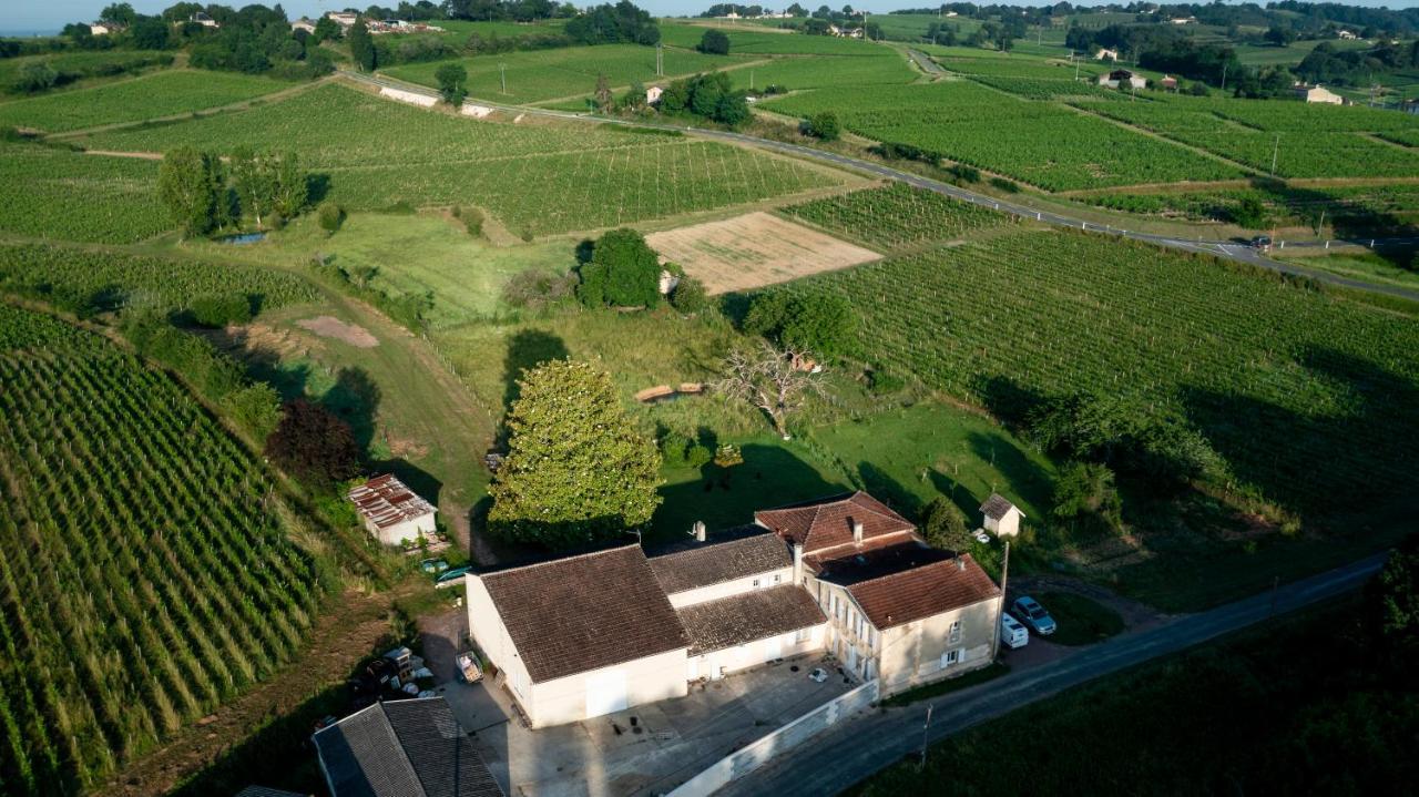 Chambre d'hôte vintage au Château Camponac Bourg-sur-Gironde Exterior foto